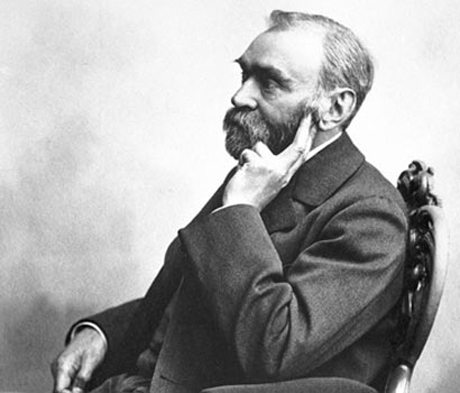 Tiến sĩ Alfred Nobel, người phát minh thuốc nổ dynamite.